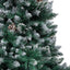 Kunstigt juletræ med stativ Grøn 180 cm PVC og Stål og Plastik