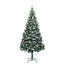 Kunstigt juletræ med stativ Grøn 210 cm PVC og Stål og Plastik
