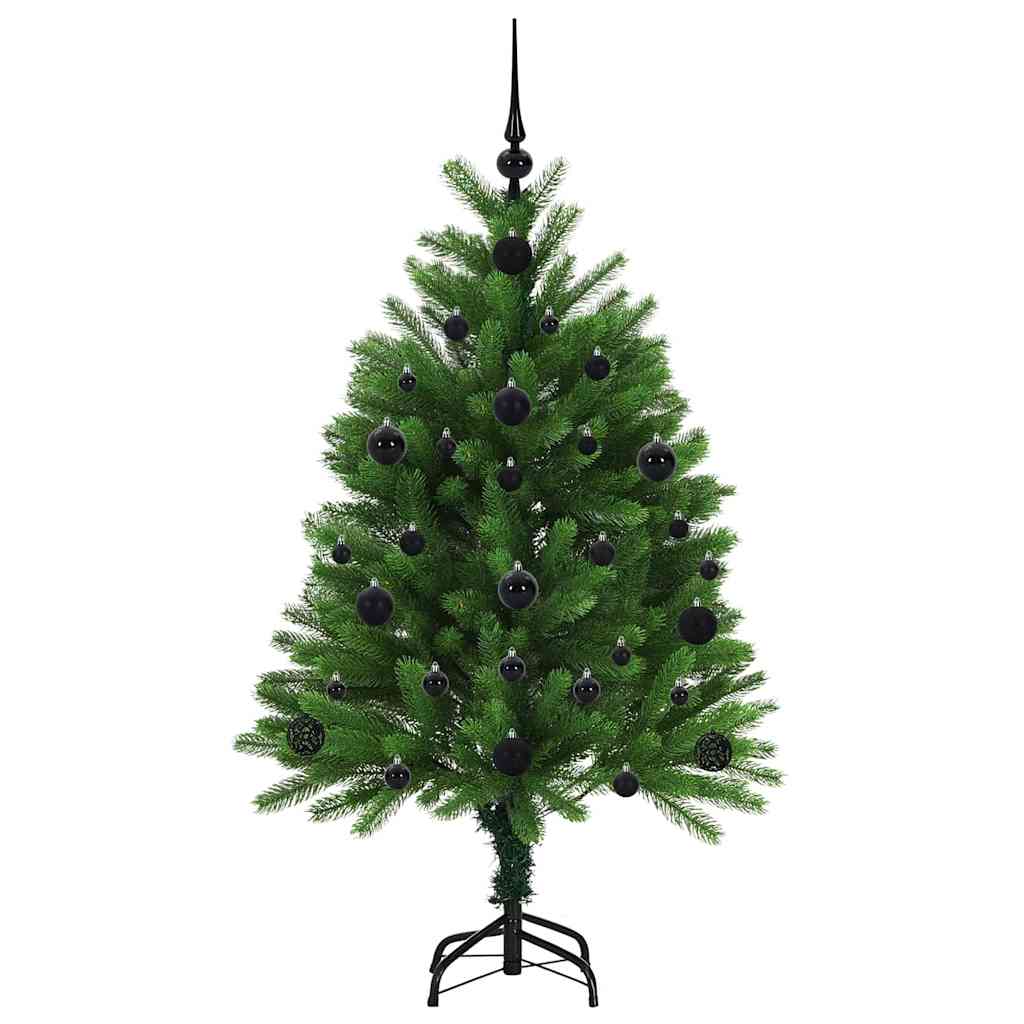 Juletræ med 150 LED'er med stativ Grøn 120 cm PE