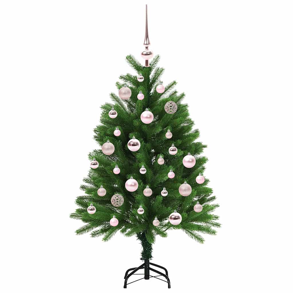Juletræ med 150 LED'er med stativ Grøn 120 cm PE