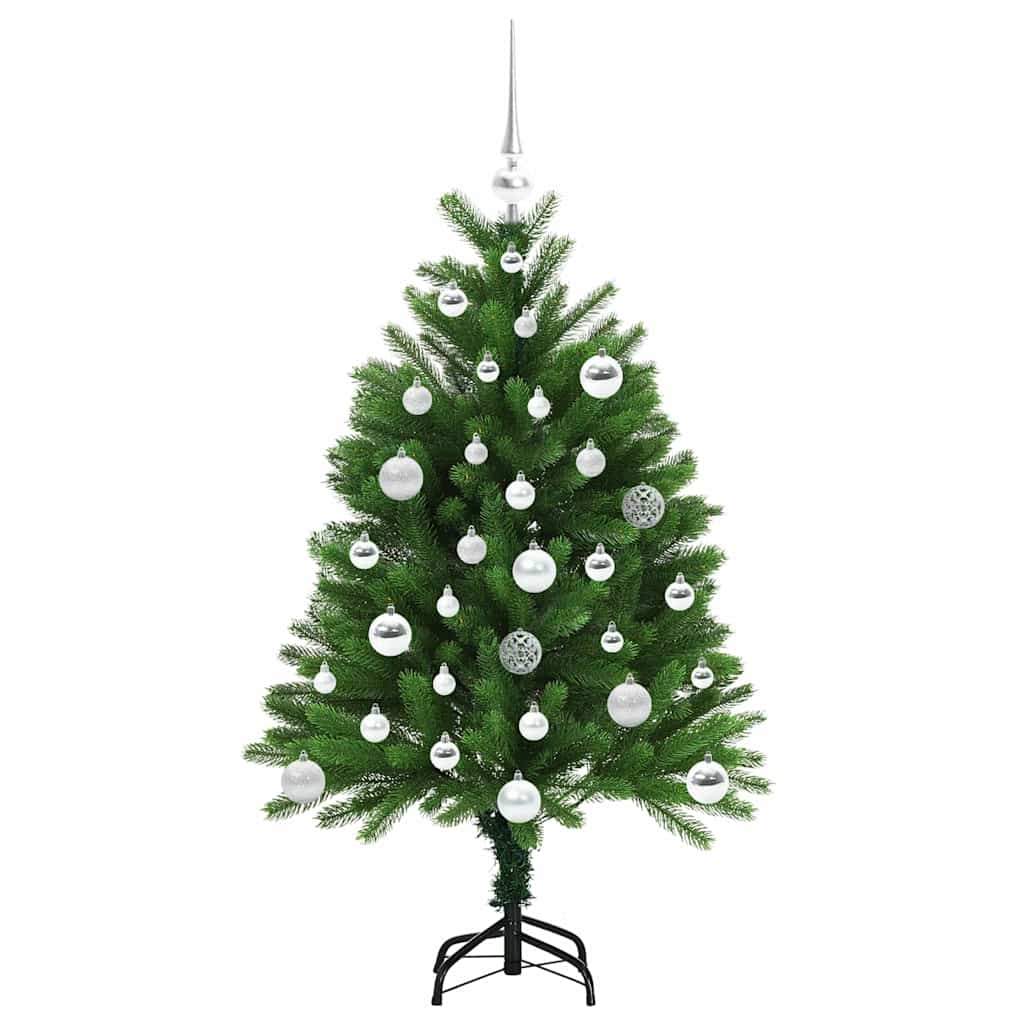 Juletræ med 150 LED'er med stativ Grøn 120 cm PE