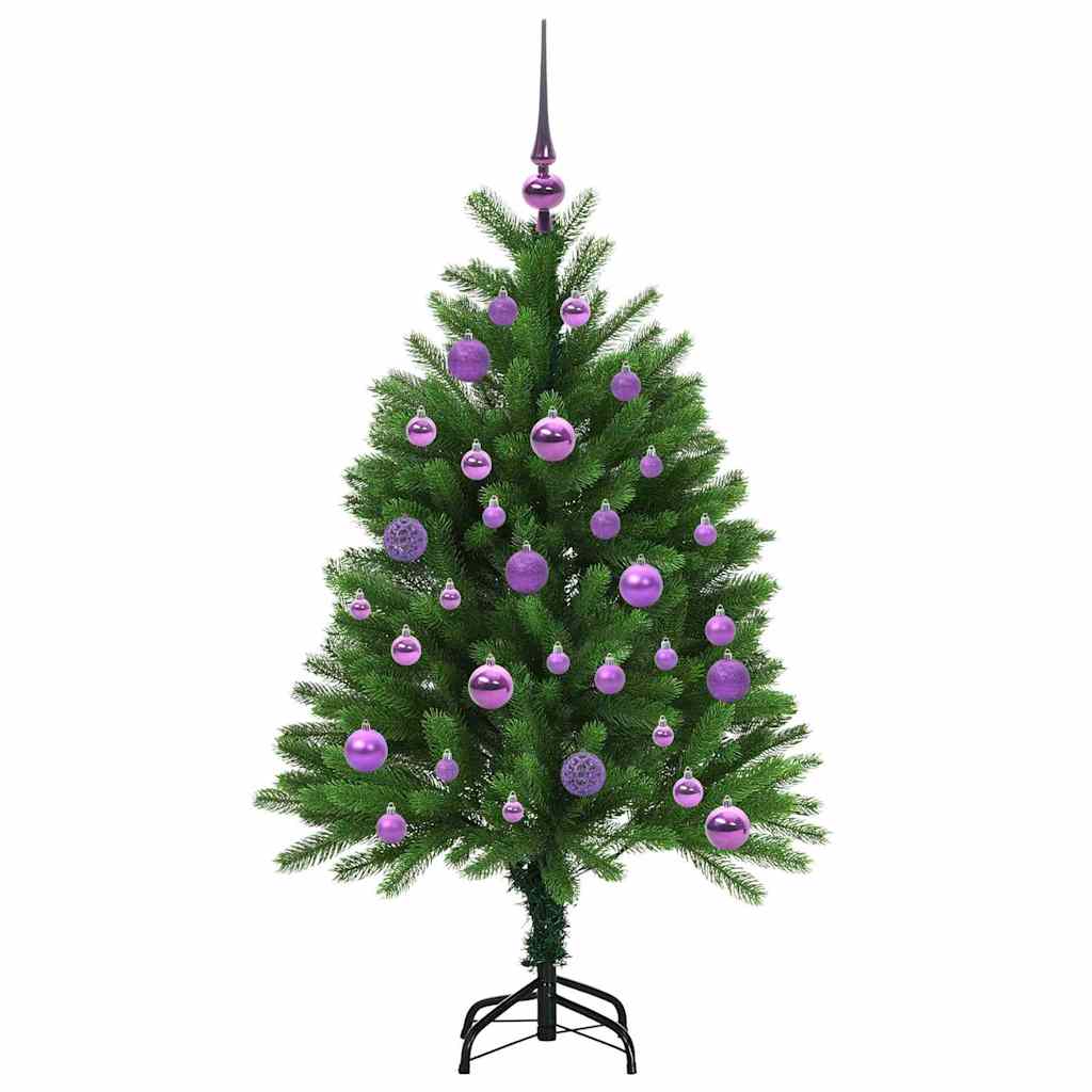 Juletræ med 150 LED'er med stativ Grøn 120 cm PE