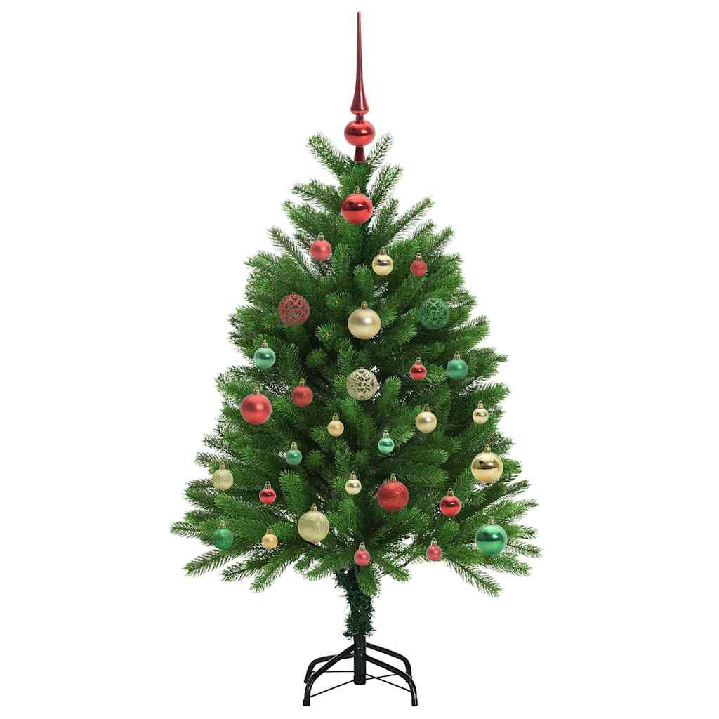 Juletræ med 150 LED'er med stativ Grøn 120 cm PE