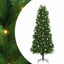 Juletræ med 300 LED'er med stativ Grøn 240 cm PE