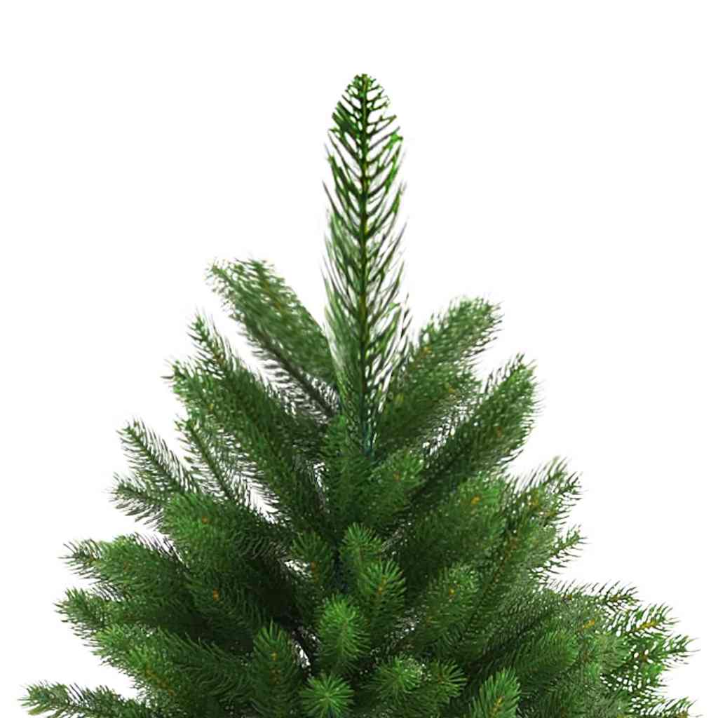 Juletræ med 300 LED'er med stativ Grøn 240 cm PE