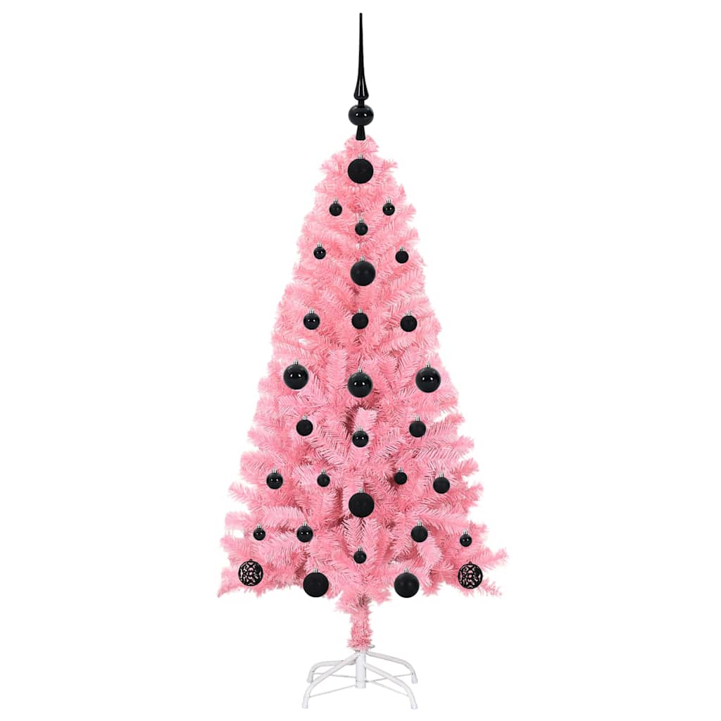 Juletræ Lyserød 120 cm PVC