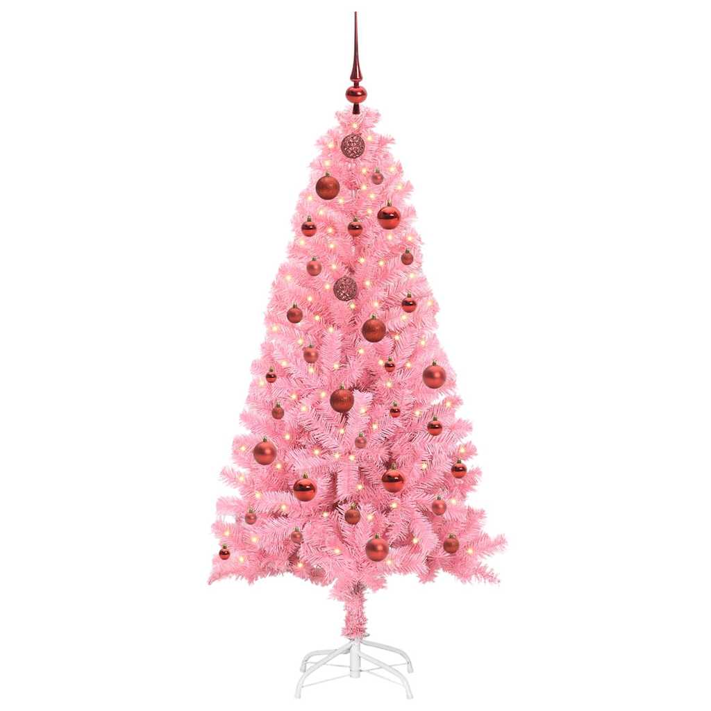 Juletræ Lyserød 150 cm PVC