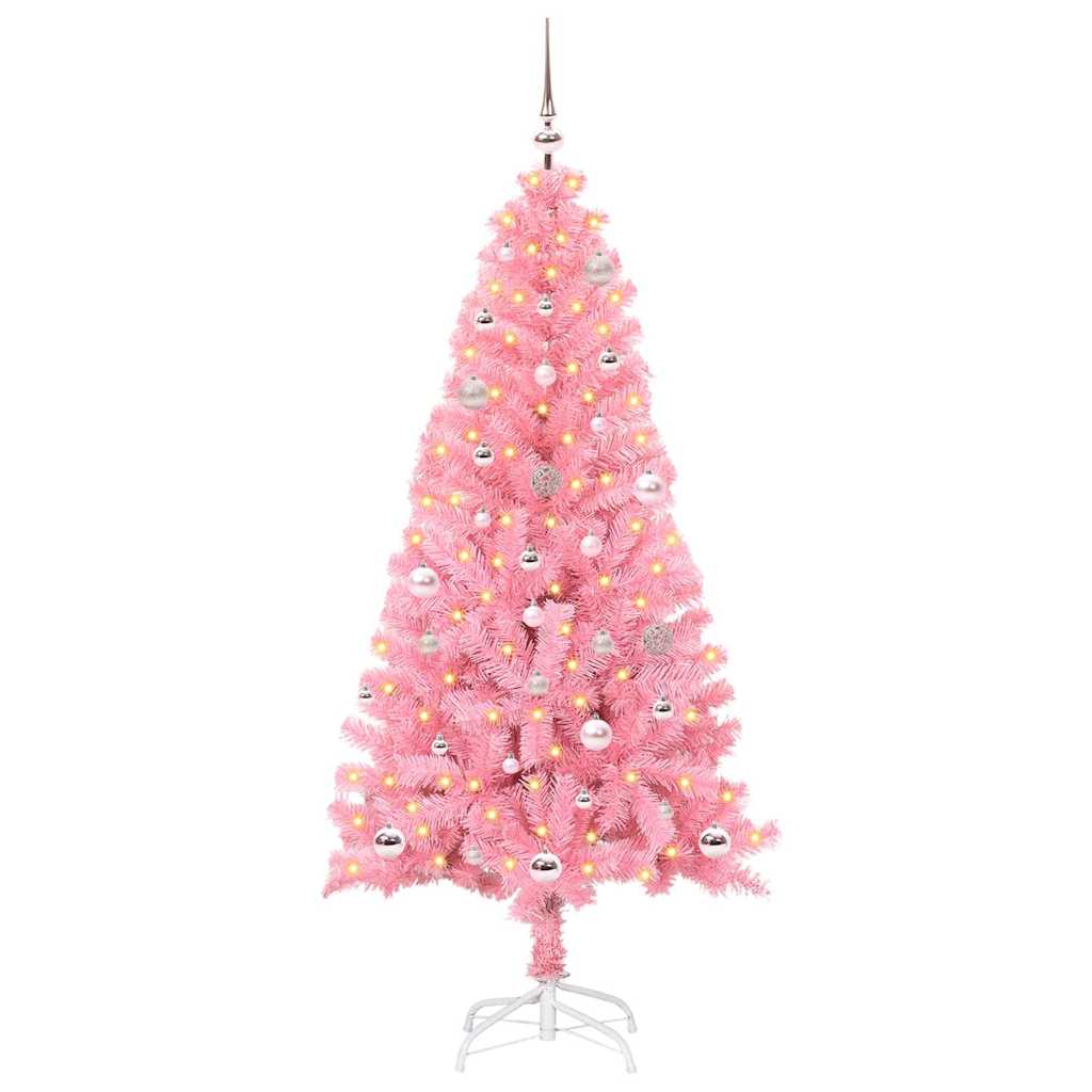 Juletræ Lyserød 150 cm PVC
