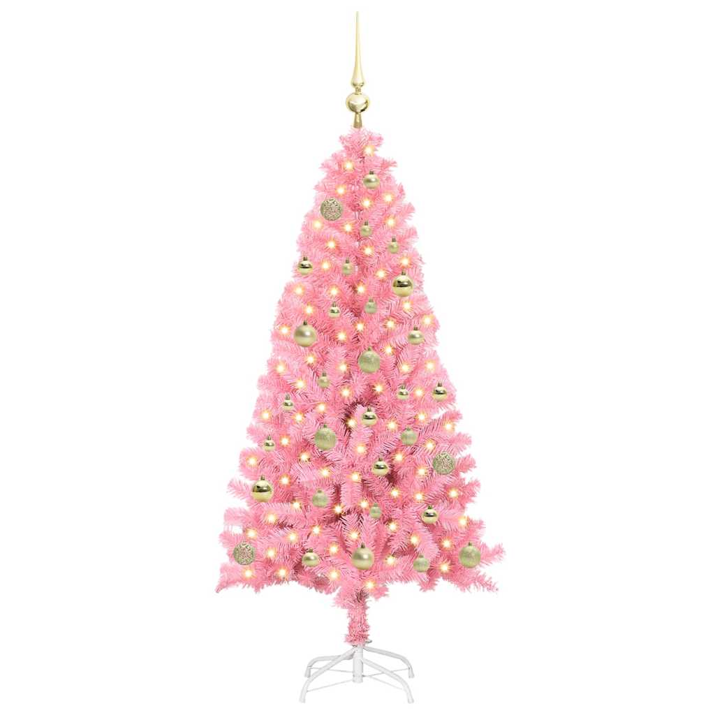 Juletræ Lyserød 150 cm PVC