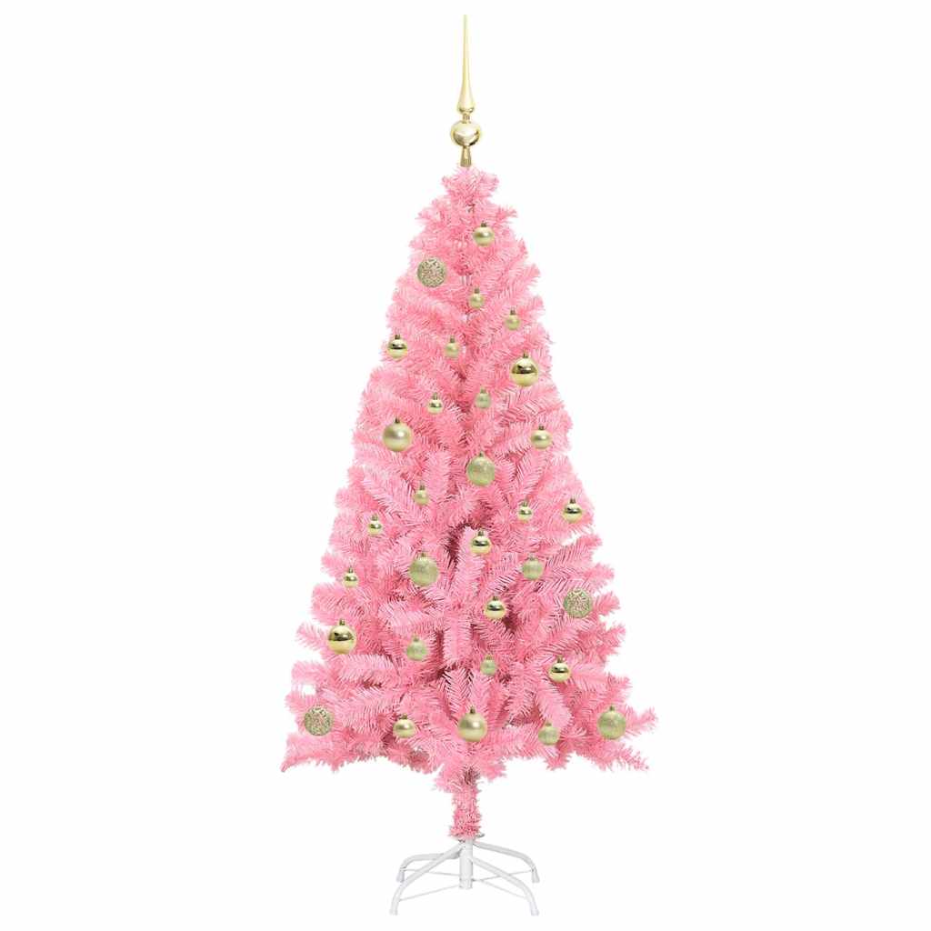 Juletræ Lyserød 150 cm PVC