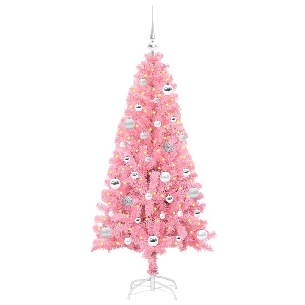 Juletræ Lyserød 150 cm PVC