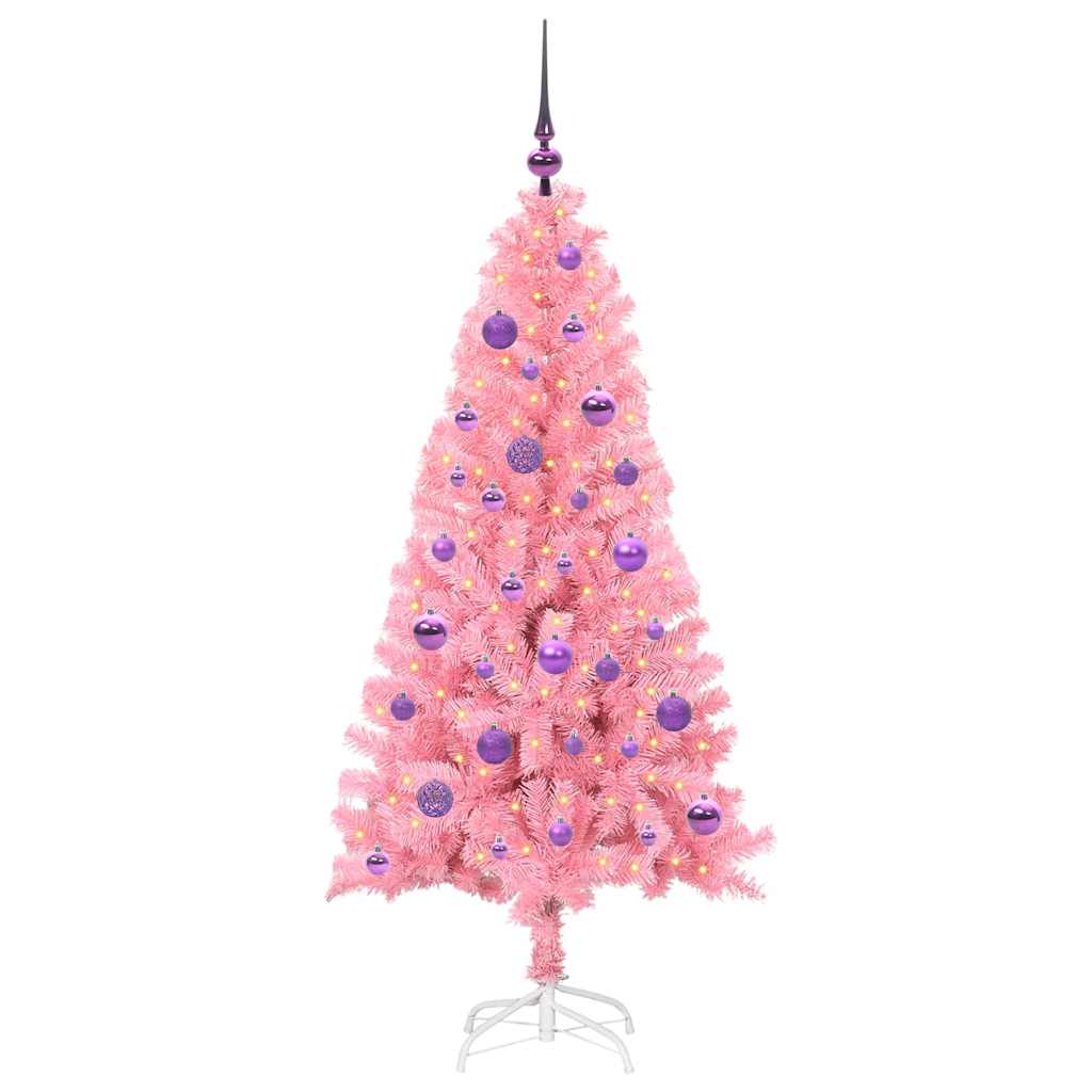 Juletræ Lyserød 150 cm PVC