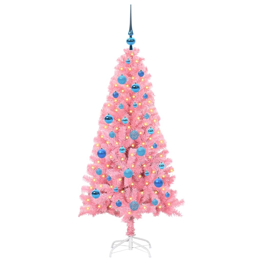 Juletræ Lyserød 150 cm PVC