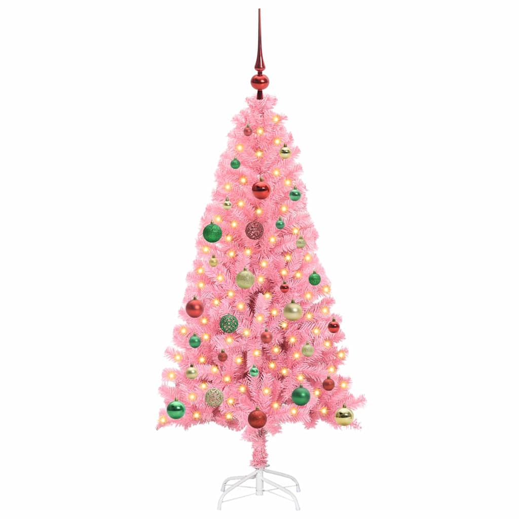 Juletræ Lyserød 150 cm PVC