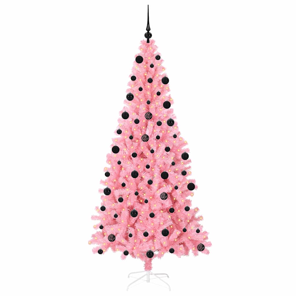 Juletræ Lyserød 210 cm PVC