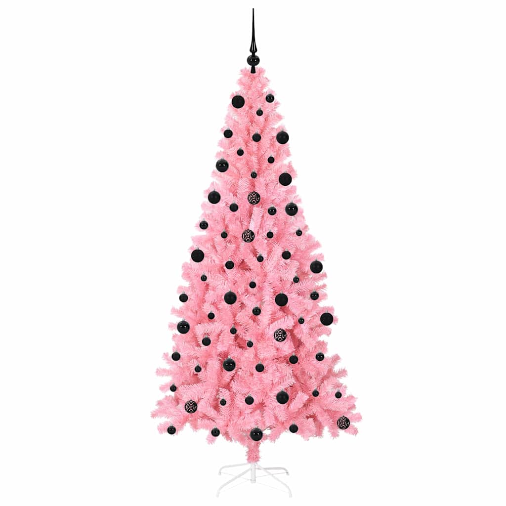 Juletræ Lyserød 210 cm PVC
