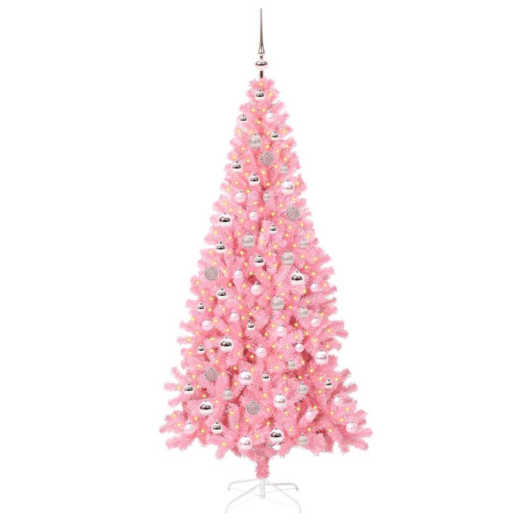 Juletræ Lyserød 210 cm PVC