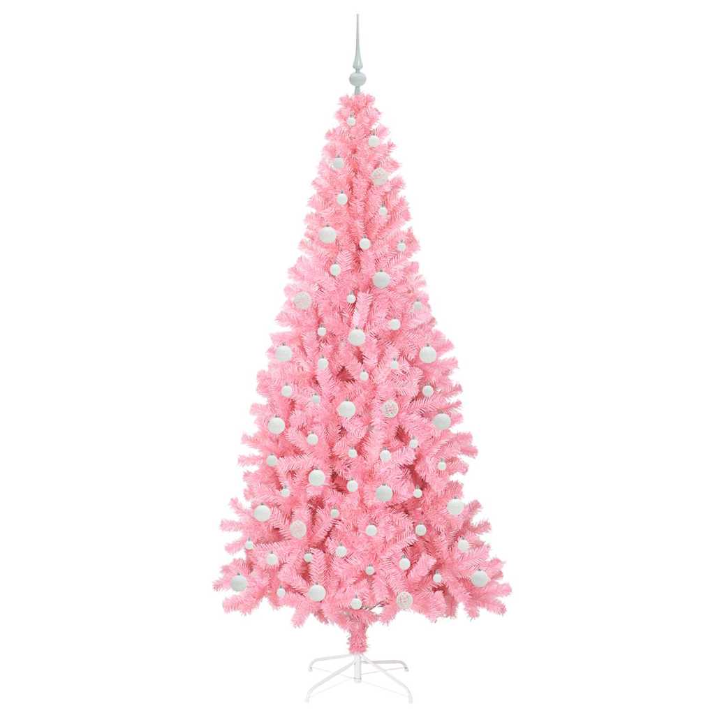 Juletræ Lyserød 210 cm PVC