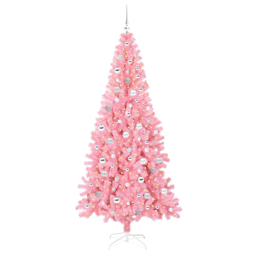 Juletræ Lyserød 210 cm PVC