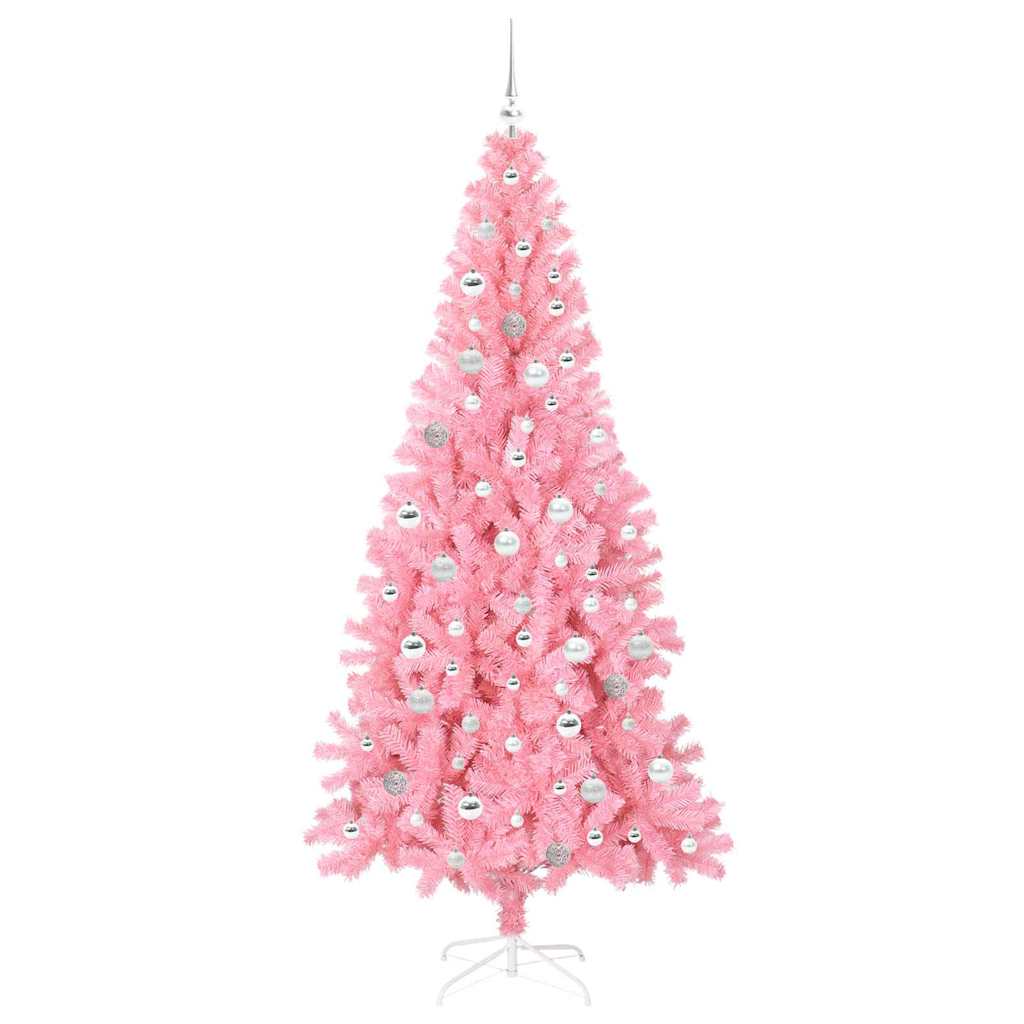 Juletræ Lyserød 210 cm PVC