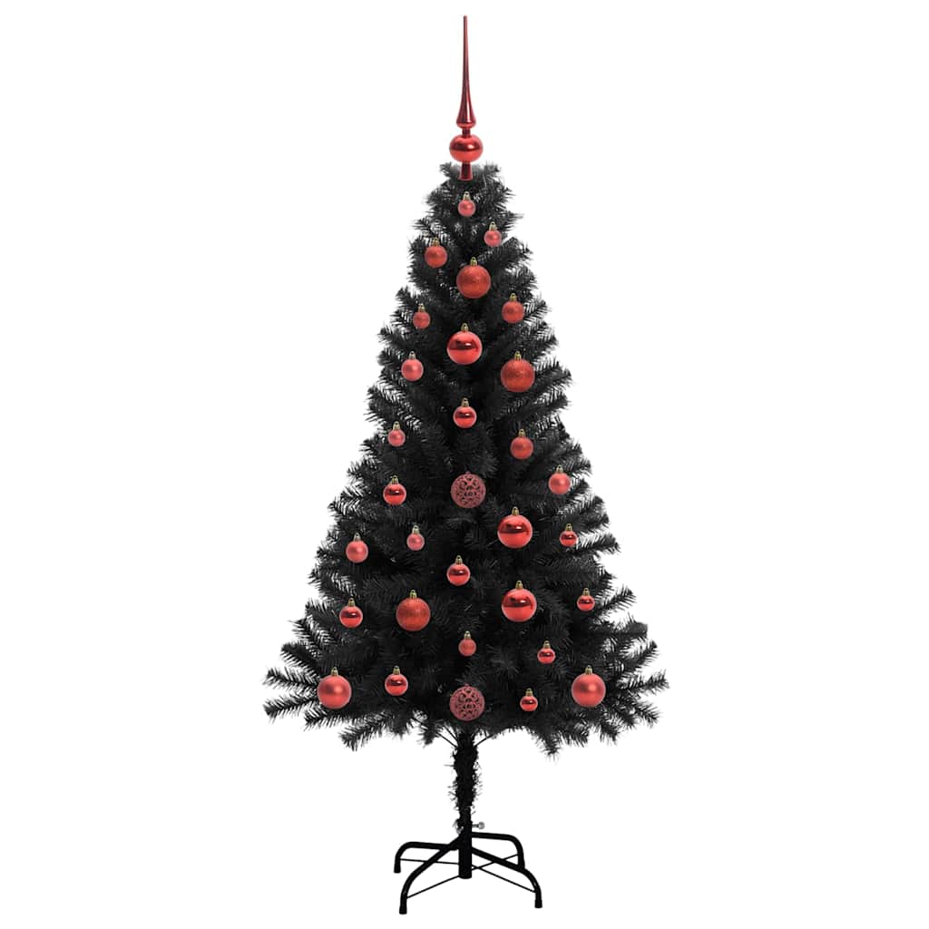 Juletræ Sort 120 cm PVC
