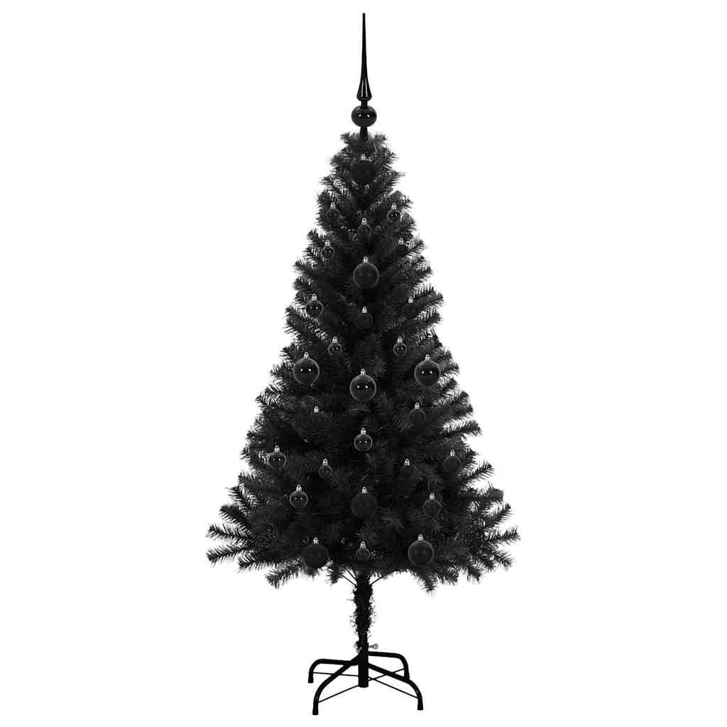 Juletræ Sort 120 cm PVC