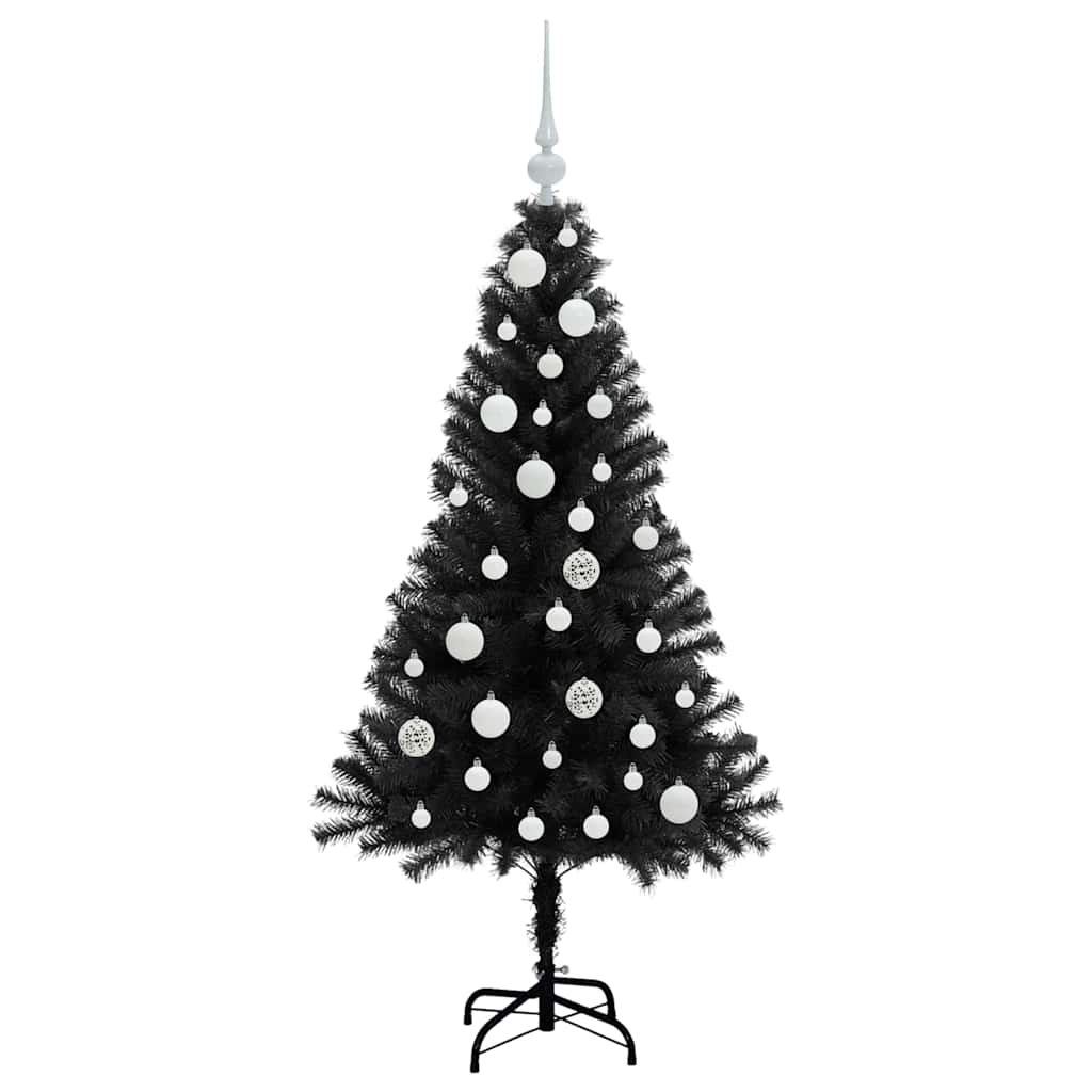 Juletræ Sort 120 cm PVC