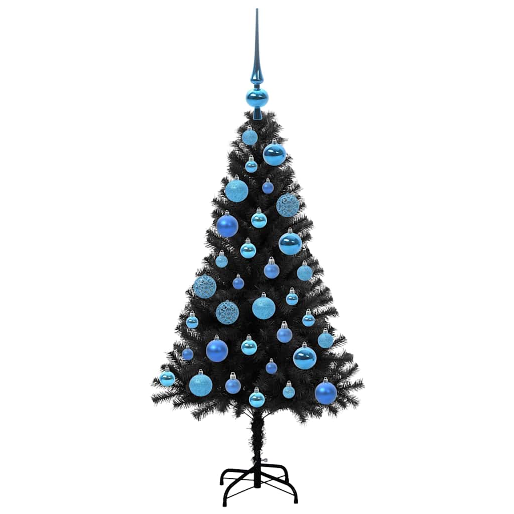 Juletræ Sort 120 cm PVC