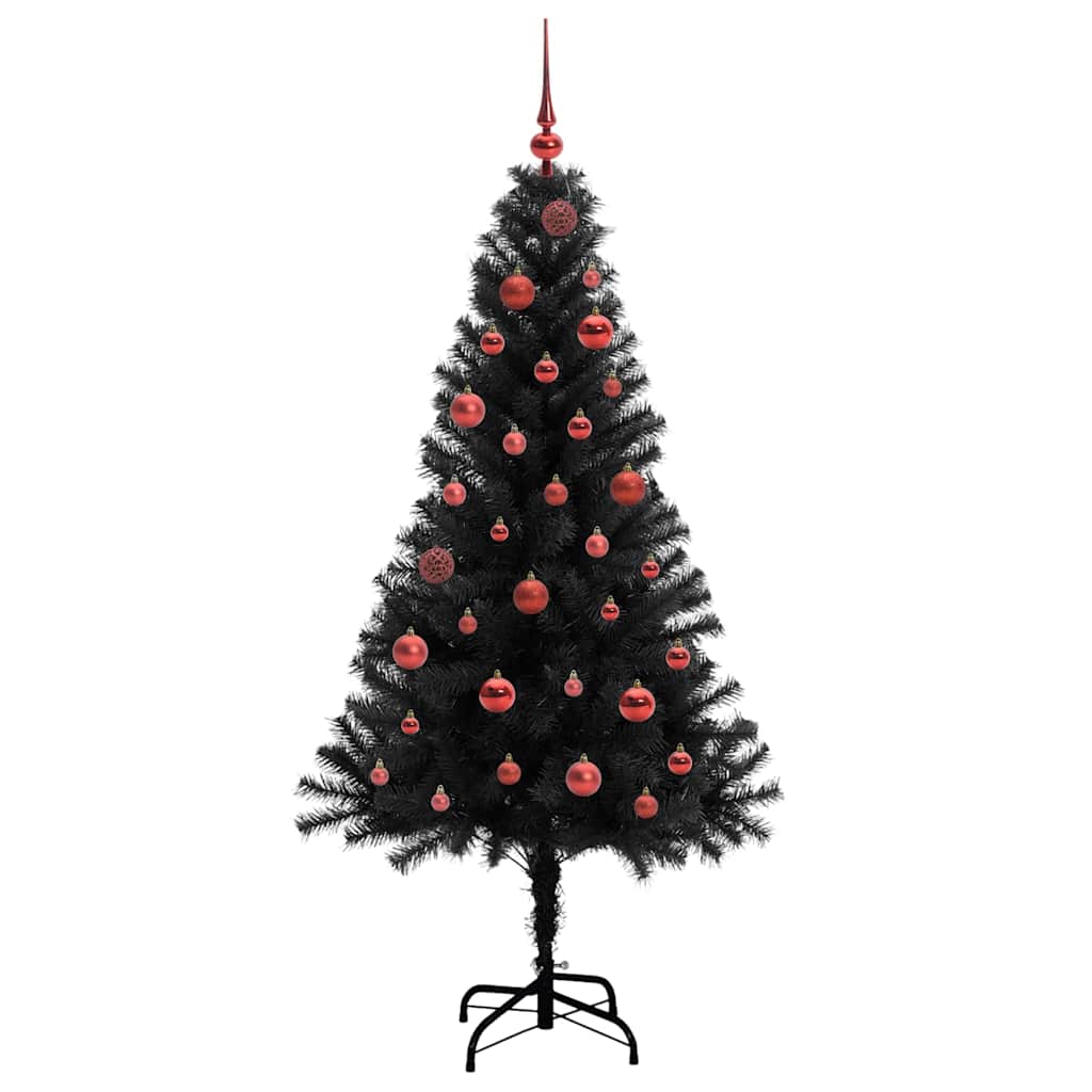 Juletræ Sort 150 cm PVC