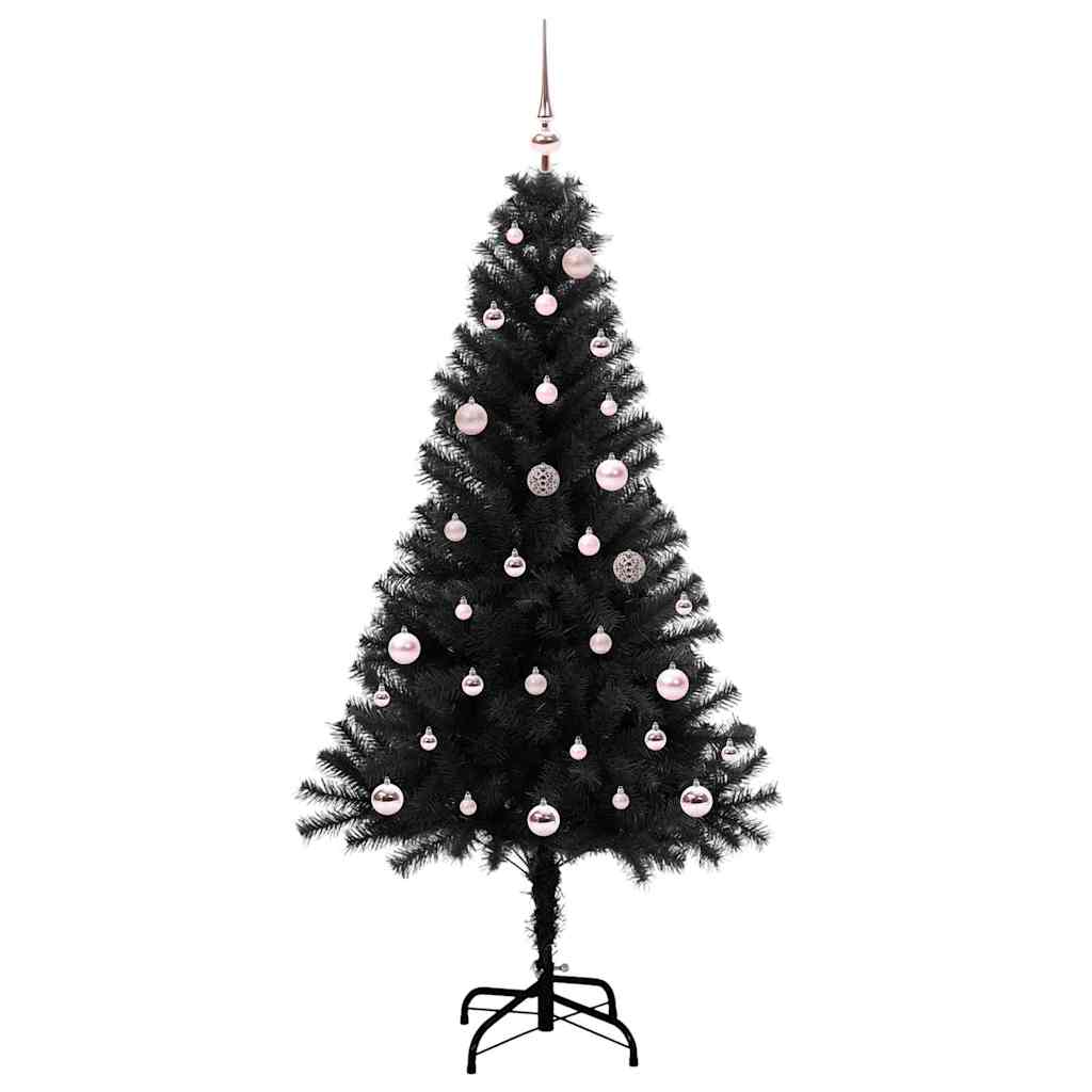 Juletræ Sort 150 cm PVC