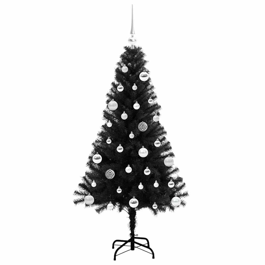 Juletræ Sort 150 cm PVC