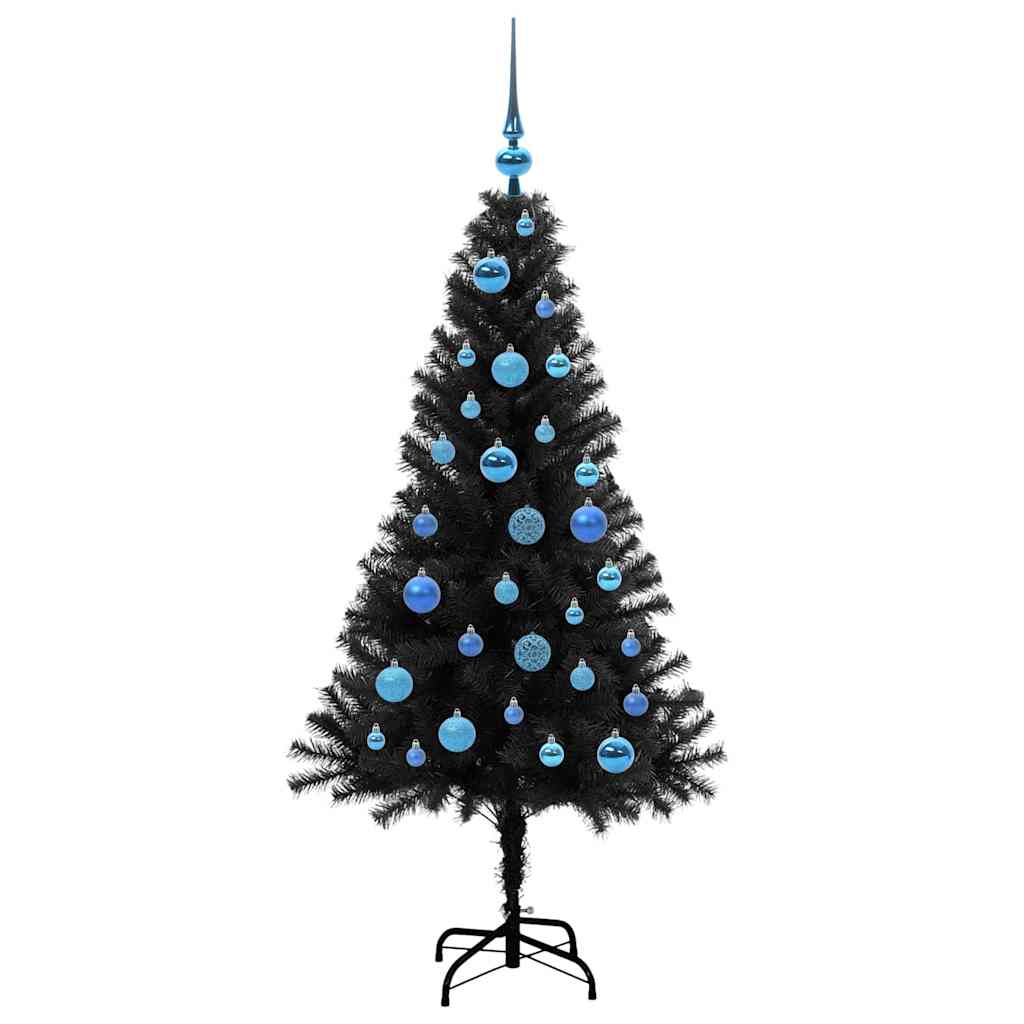 Juletræ Sort 150 cm PVC