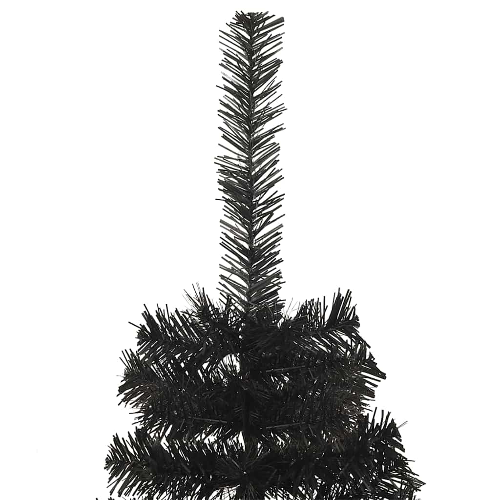 Juletræ Sort 180 cm PVC