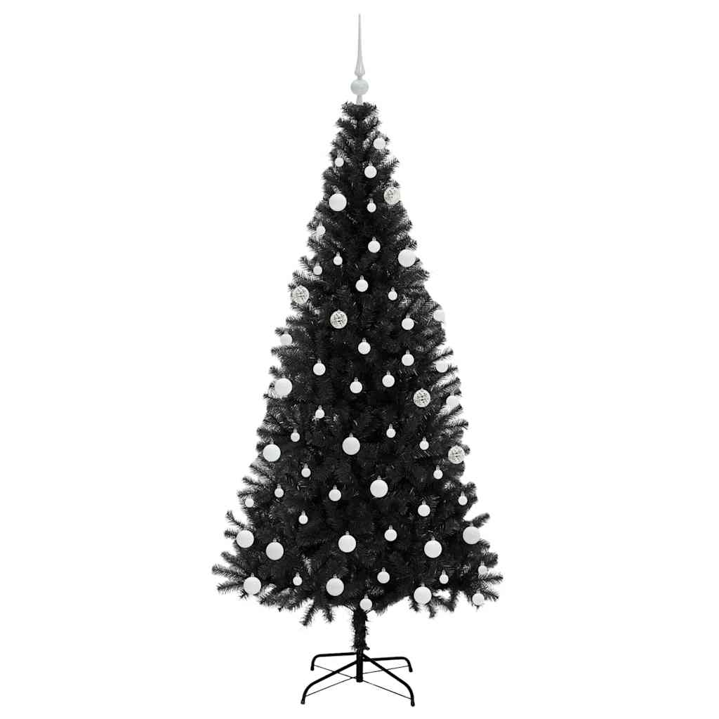 Juletræ Sort 180 cm PVC