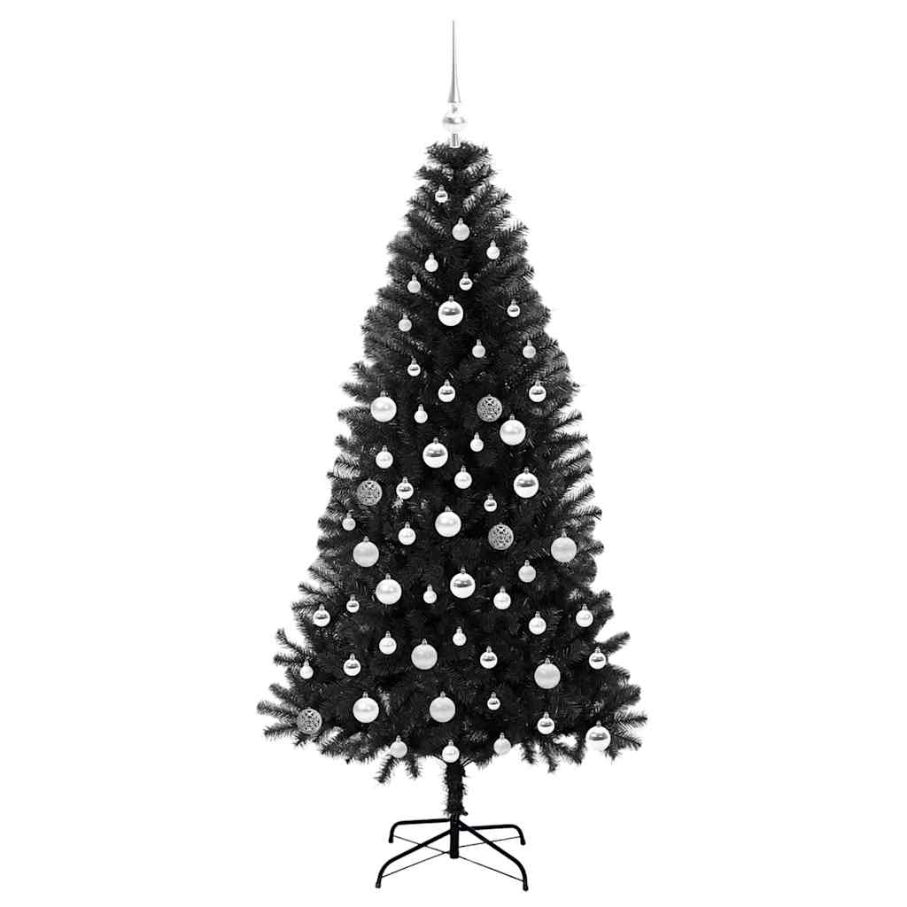 Juletræ Sort 180 cm PVC