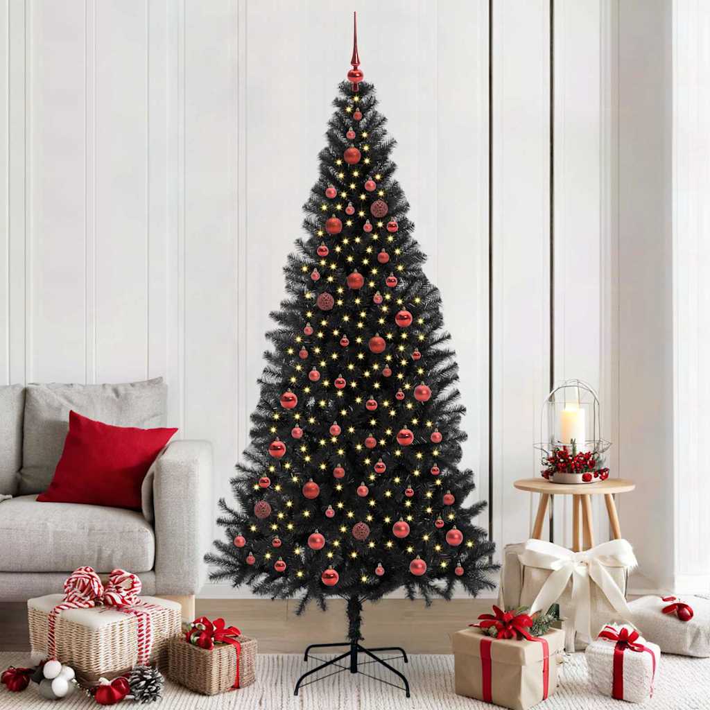 Juletræ Sort 210 cm PVC