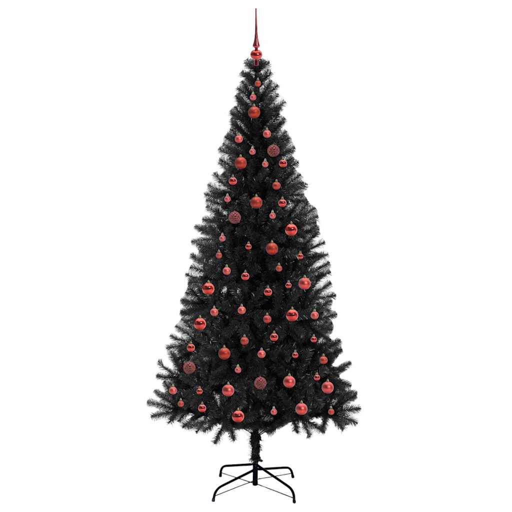 Juletræ Sort 210 cm PVC