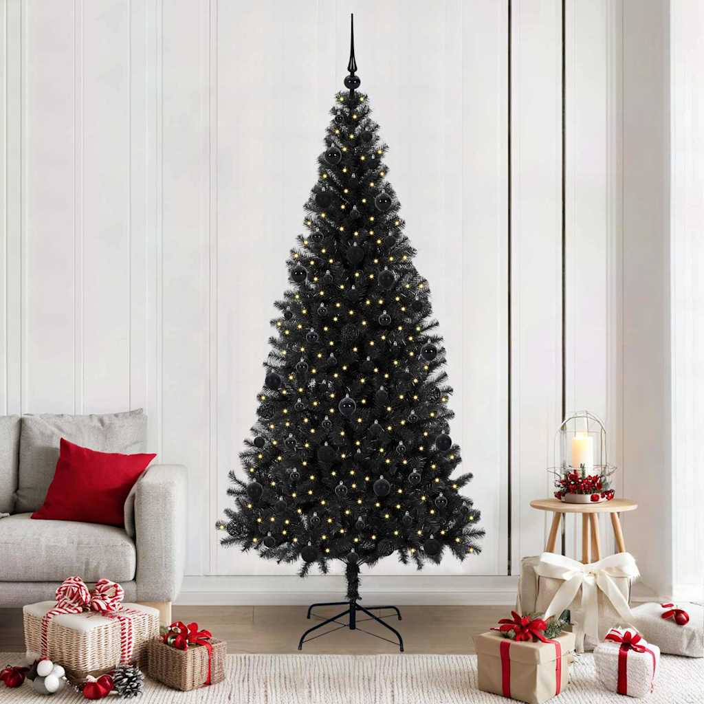 Juletræ Sort 210 cm PVC