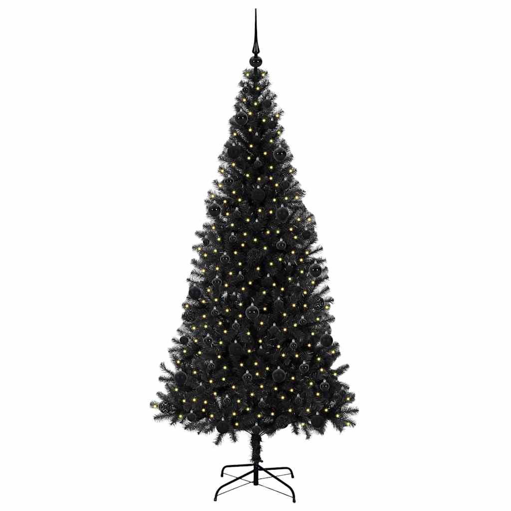 Juletræ Sort 210 cm PVC