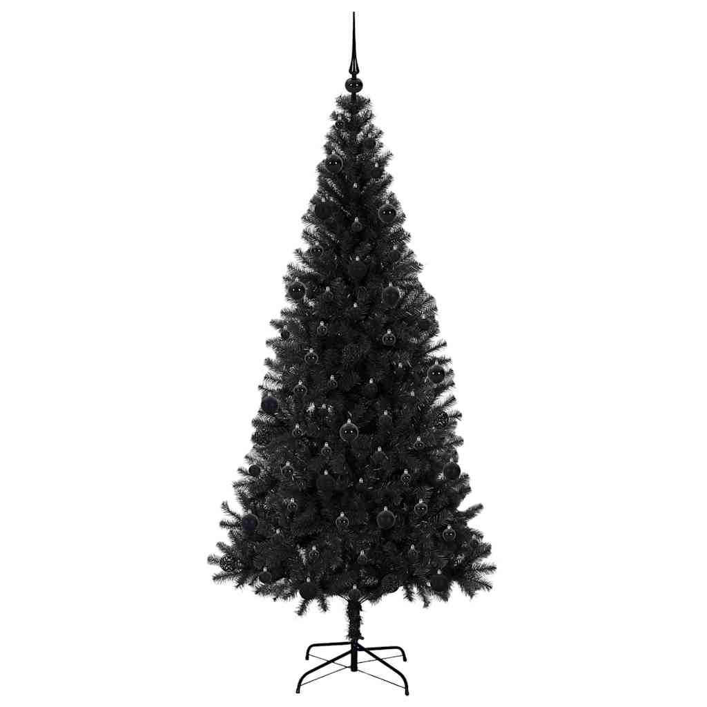 Juletræ Sort 210 cm PVC
