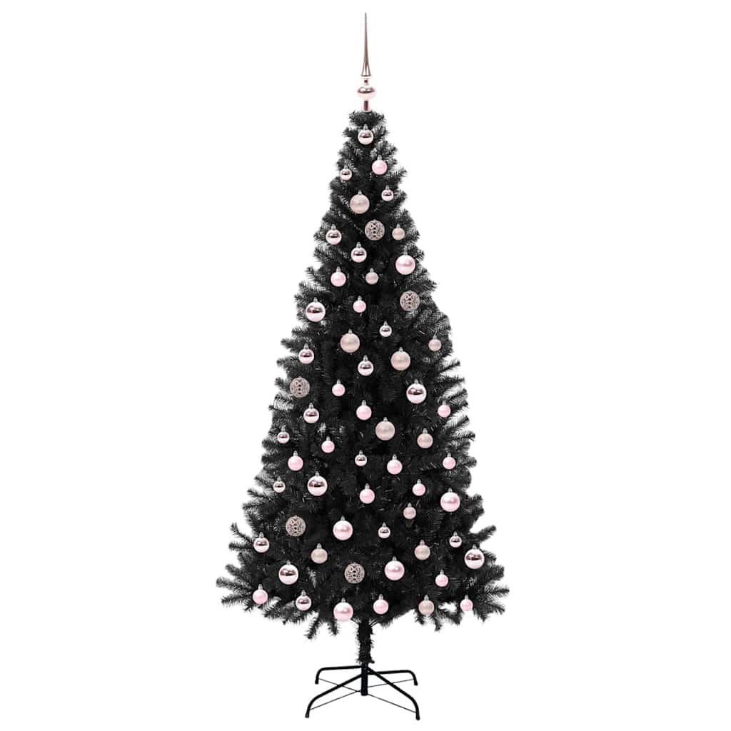 Juletræ Sort 210 cm PVC