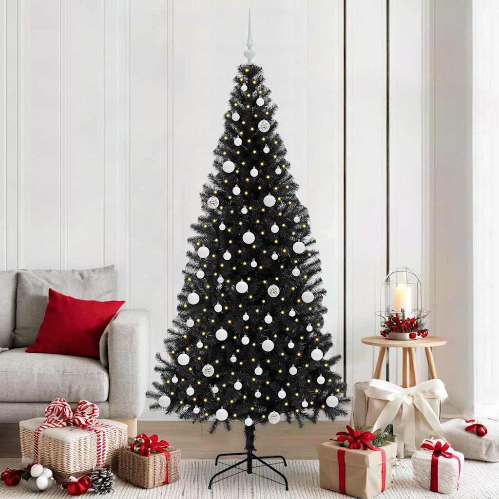 Juletræ Sort 210 cm PVC