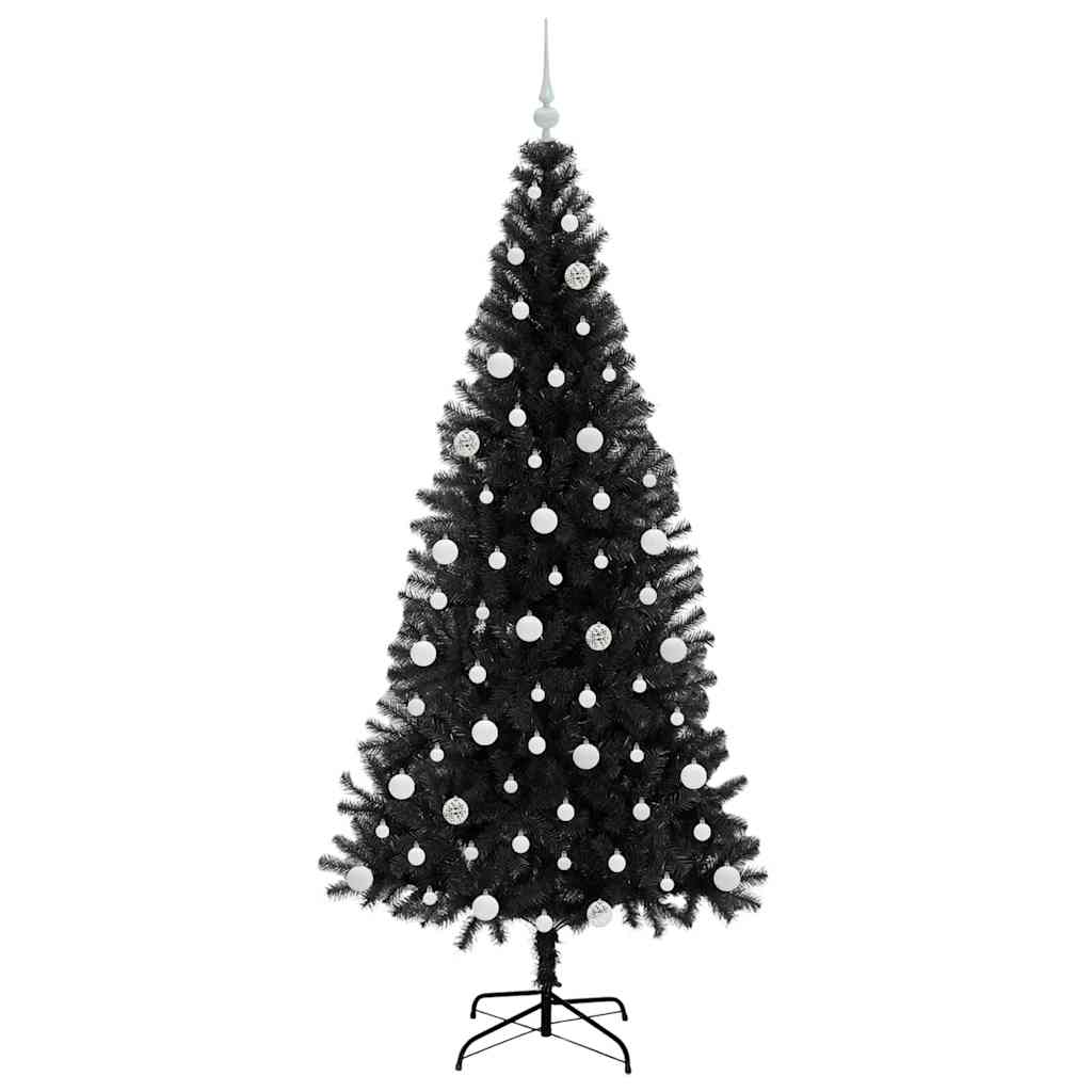 Juletræ Sort 210 cm PVC