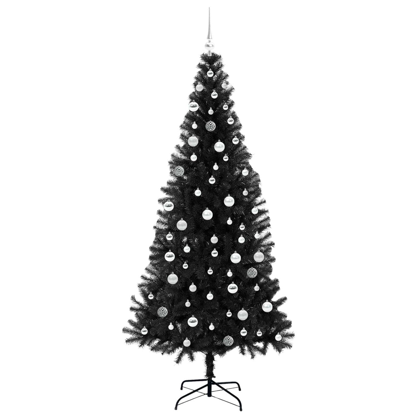 Juletræ Sort 210 cm PVC