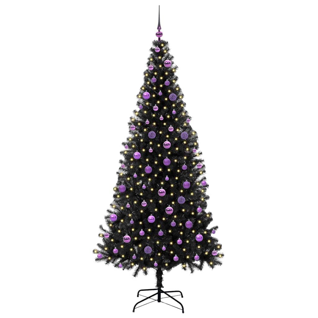 Juletræ Sort 210 cm PVC