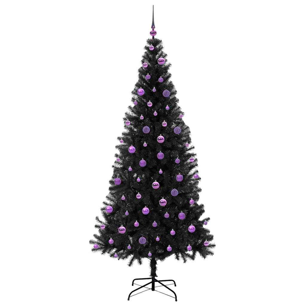 Juletræ Sort 210 cm PVC