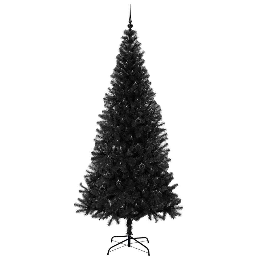 Juletræ Sort 240 cm PVC