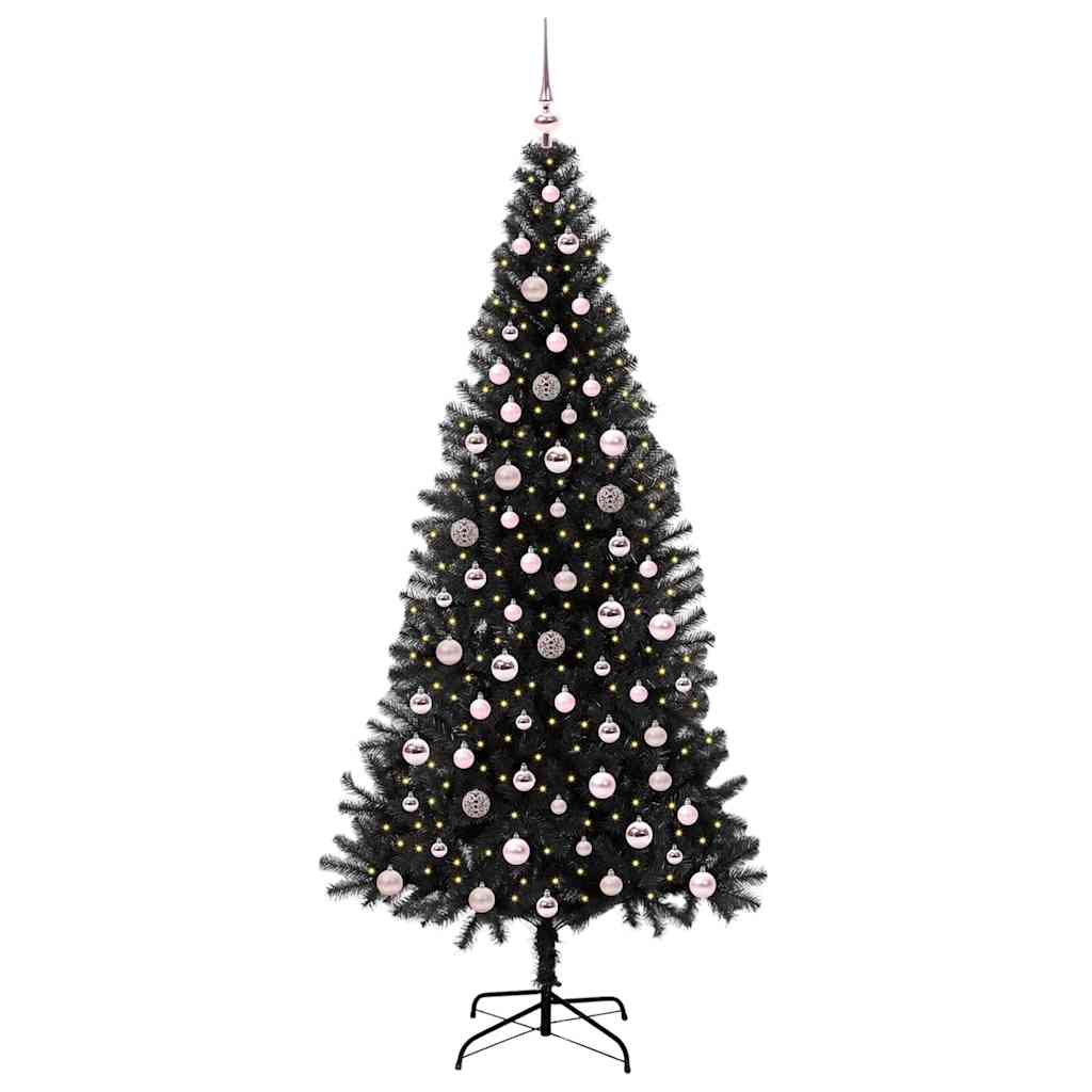Juletræ Sort 240 cm PVC