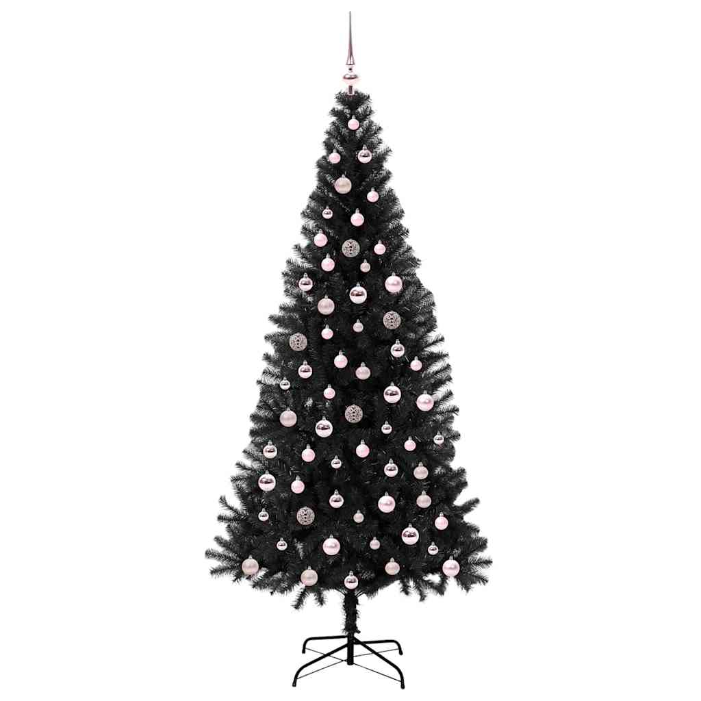 Juletræ Sort 240 cm PVC