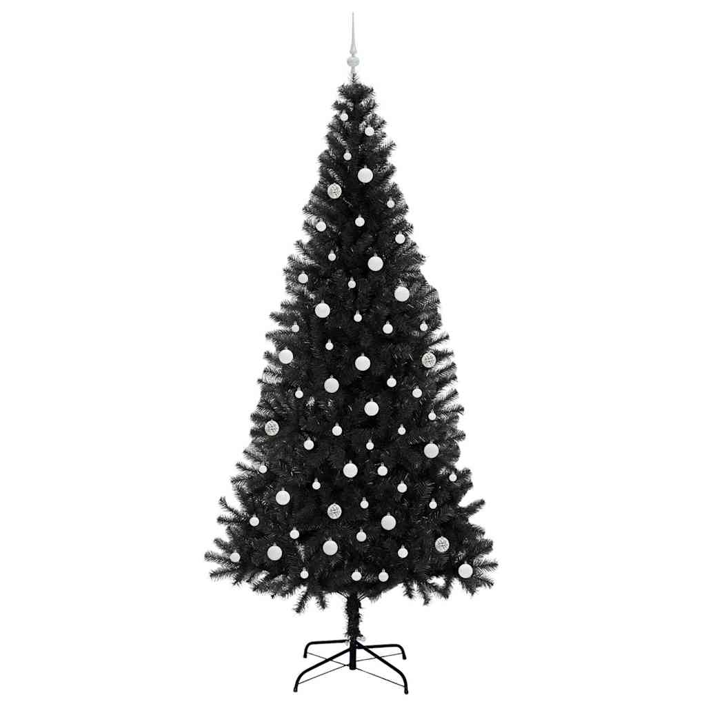 Juletræ Sort 240 cm PVC